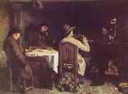 Gustave Courbet After Dinner at Ornans oil painting reproduction